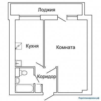 типовая планировка однокомнатной квартиры и-209а